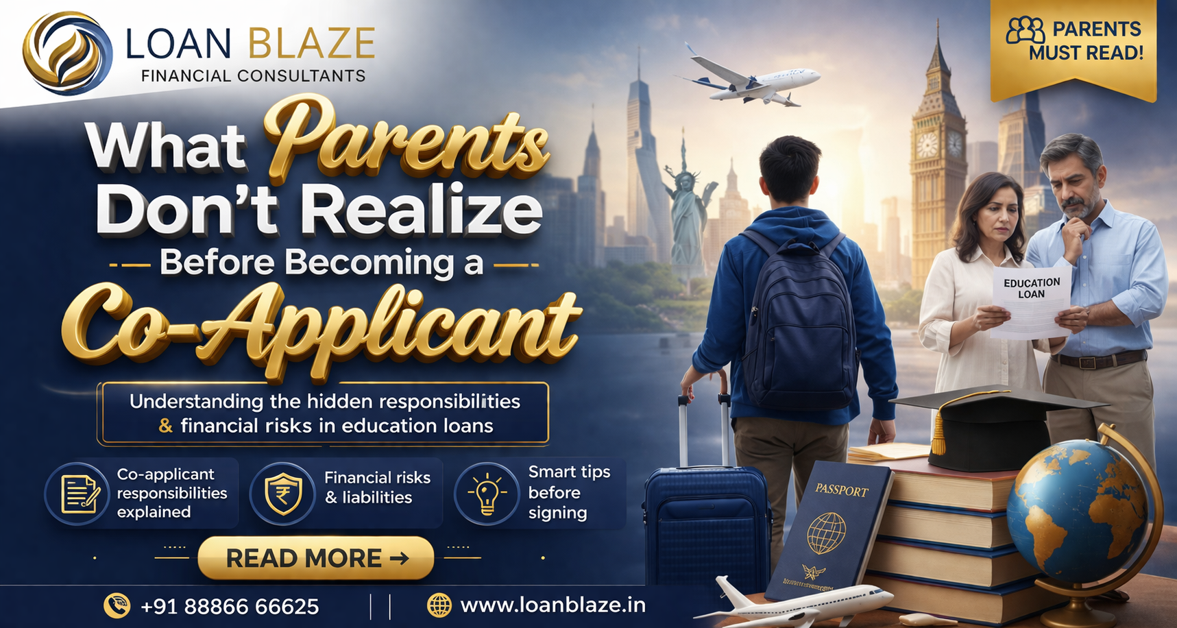 What Parents Don’t Realize Before Becoming a Co-Applicant for an Education Loan