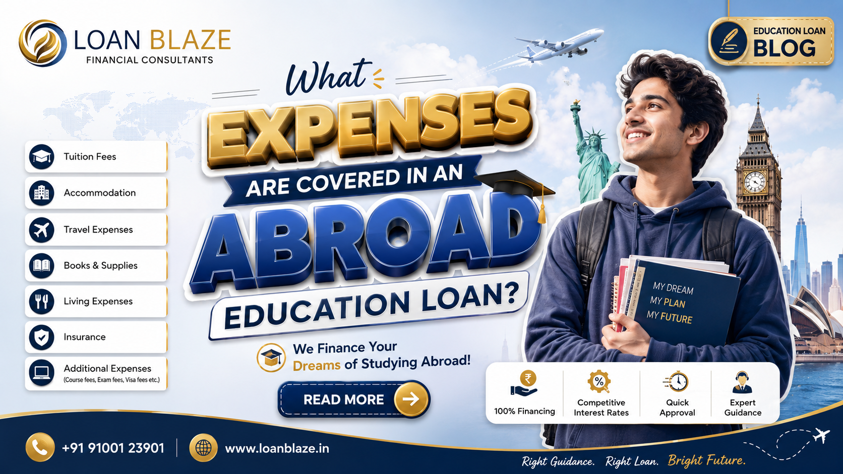 What Expenses Are Covered in an Abroad Education Loan?