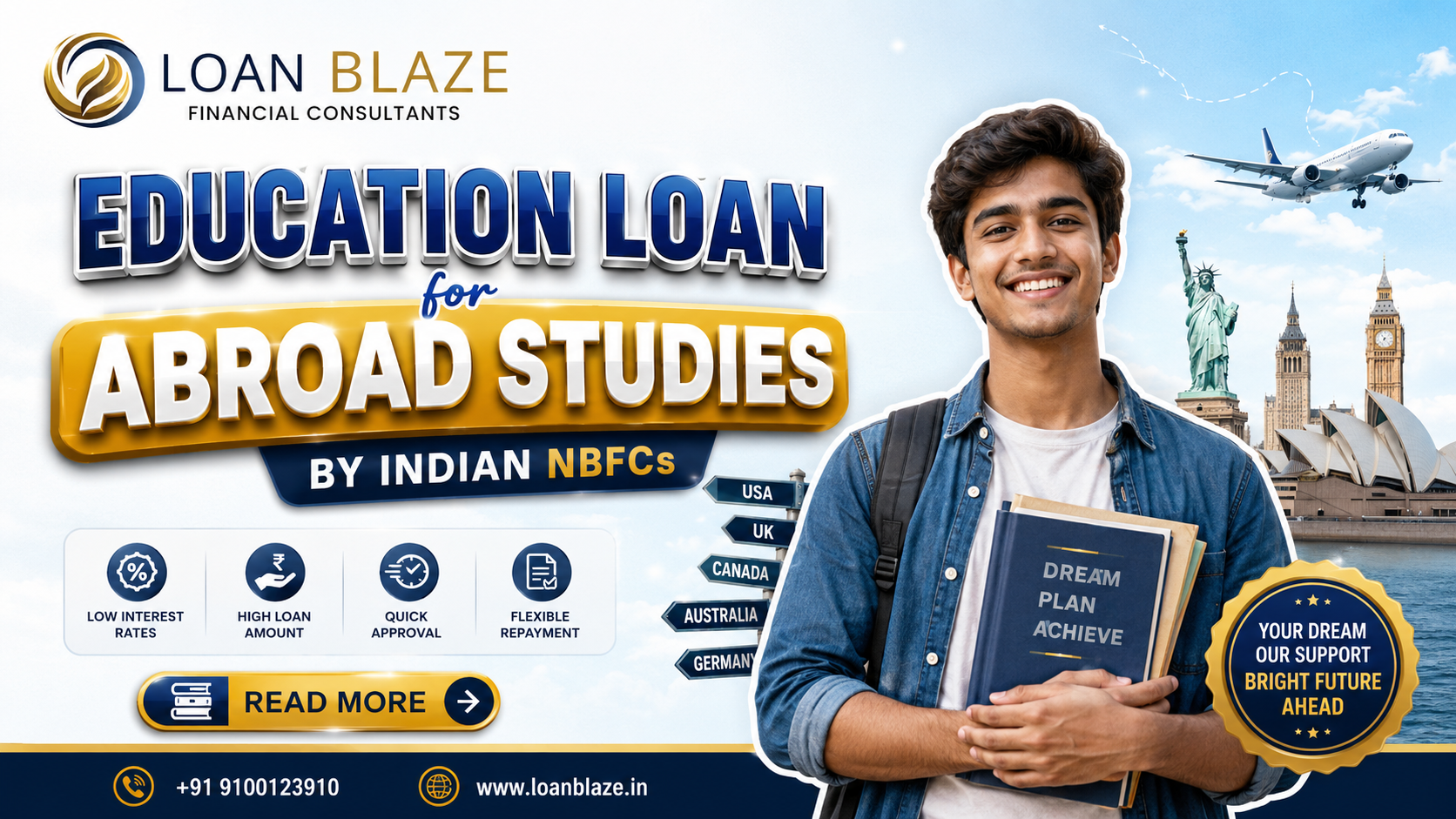 Education Loan for Abroad Studiesby Indian NBFCs