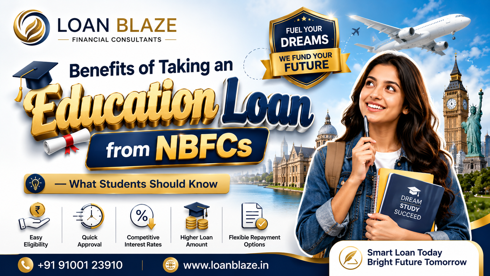 Benefits of Taking an Education Loan from NBFCs